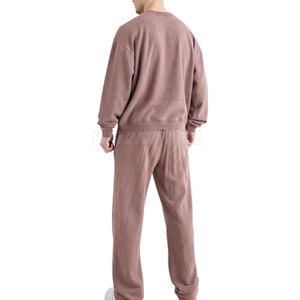 Survêtement en coton coupe-vent avec logo personnalisé, taille plus, style unique pour hommes - Product Image 4