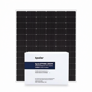 Panneau solaire monocristallin PERC bifacial SpolarPV SPHM6-72L 550W, qualité A, pour toiture industrielle - Product Image 2