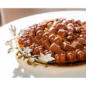 Fantastique Design Dîner Parties Chocolats Bonbons Bol Top Qualité Bol En Métal Noir Pour Hôtel Restaurants Table Top Sweet Holder - Product Image 6