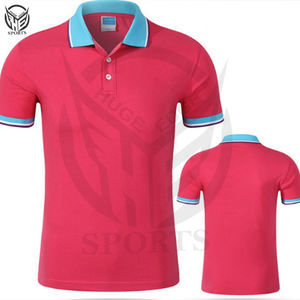 2025 Golf personalizado para hombres para polo 100% PK-Tela de punto de varios colores sólidos bordada de algodón - Product Image 5