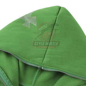 Último Estilo, Nueva Llegada, Sudaderas con Pedrería para Hombre, Color Sólido, Hechas de Algodón, Precios al por Mayor - Product Image 6