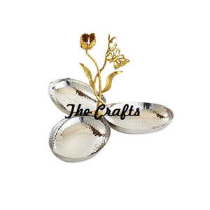 Support à bijoux pliable écologique à motif floral, en aluminium couleur or, taille et forme personnalisées, pour colliers, bracelets et boucles d'oreilles - Product Image 5