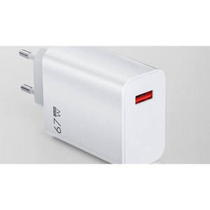 อะแดปเตอร์ชาร์จเร็ว USB 67W สำหรับ Xiaomi 14 13 12 11 10 Ultra Redmi Note 12T 13 Pro Turbo ตัวเรือนอะลูมิเนียมอัลลอยด์ พอร์ต Type-C หัวปลั๊กแบบ US รองรับอินพุต 0.5A - Product Image 5