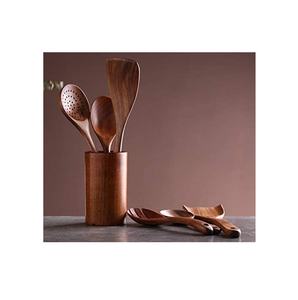 Porte-cuillère décorative de cuisine, en bois, à prix bas - Product Image 1