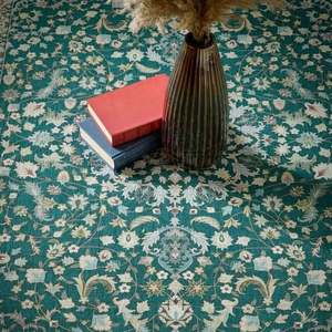 พรมลายเหรียญทองผ้าฝ้ายซักได้-ของตกแต่งบ้านรักษ์โลกสีเขียว - Product Image 2