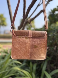 Bolsos para mujer Cuero de vaca real Nuevo diseño Monedero Elegante Casual Sling Bag Western Bolsos de cuero genuino - Product Image 3