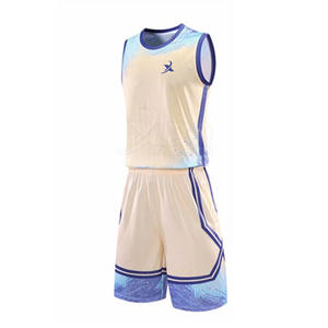 Vêtements de sports de plein air respirant grande taille été polyester matériel de haute qualité meilleur design personnalisé uniforme de basket-ball pour hommes - Product Image 1