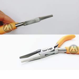 Alicates de punta plana con logotipo privado con mango suave - Product Image 3