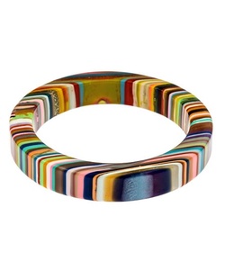 GLITTER Jewelry Resina Acrílico Pulsera Brazalete Exagerado Deslumbrante Multicolor Ancho Irregular Cuadrado Acrílico Pulseras Mujeres - Product Image 5