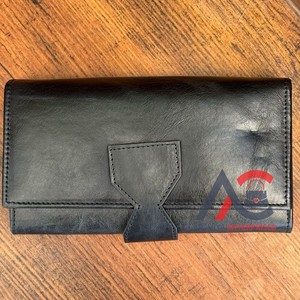 Portefeuille personnalisable en cuir véritable pleine fleur pour femme avec fente pour carte Sim porte-carte RFID porte-passeport de voyage - Product Image 1