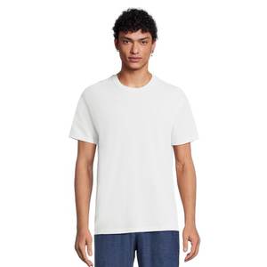 Camisetas de algodón de 300g para hombre, camiseta transpirable holgada de cuello redondo de verano de manga corta para hombre y mujer, Camiseta básica - Product Image 1