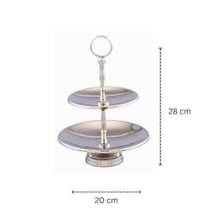 New Arrival Aluminum <b>Cake</b> <b>Stand</b> With Strong Base Designed To Hold Heavy Tiered <b>Cakes</b> During Special Occasions And Events - Product Image 3