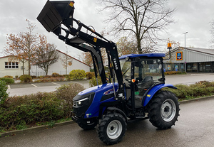 Tracteur agricole LOVOL M404 / M404C 40HP 4x4, boîte de vitesses shuttle, diesel, avec chargeur frontal, tracteur utilitaire compact à vendre - Product Image 5
