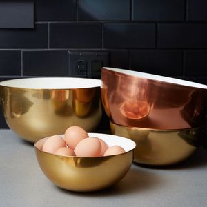 Premium Hammered <b>Metal</b> <b>Bowl</b> Polished for Home and Commercial Use-Serving Salad Fruits Snacks and More - Product Image 1