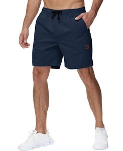 Men's High Quality Sport Cargo Pants Casual Jogging Twill <b>Shorts</b> <b>with</b> <b>Zipper</b> <b>Pockets</b> 7 Inch Stretch Drawstring Closure - Product Image 5