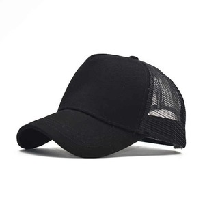 Casquette de baseball d'été en coton 5 panel de haute qualité personnalisée avec mailles classiques et ajustables à l'arrière Casquette de camionneur - Product Image 4
