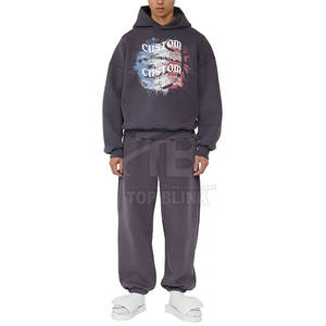 ชุดวอร์มลำลองสำหรับผู้ชายผ้าฝ้าย100% น้ำหนักเบาลายพื้นแฟชั่นใหม่สำหรับฤดูหนาว - Product Image 1