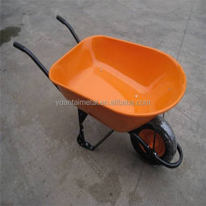 Carretilla de acero galvanizado fabricada en China, carretilla antioxidante para trabajo de hormigón, cosecha, manejo de compost - Product Image 5