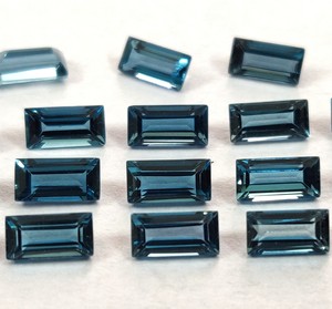 Baguette Topacio Azul Londres Natural Corte 2x4mm Facetado-Corte Baguette Topacio Azul Londres Suelto - Product Image 6