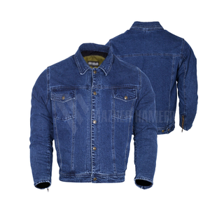 Veste Denim Blouson en coton bleu à la mode pour homme, veste en jean décontractée, vente directe en usine, printemps 2025 - Product Image 6
