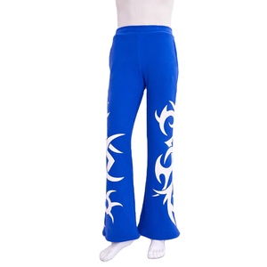 Femmes 100% coton décontracté sport Joggers nouveau Design automne-porter polaire pantalon plat avant course Joggers en gros - Product Image 5