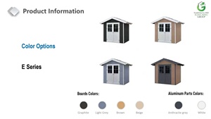 Bâtiment extérieur préfabriqué mobile : <span class=keywords><strong>kit</strong></span> de maison modulaire à ossature <span class=keywords><strong>en</strong></span> aluminium, WPC écologique et solution de cabanon de jardin personnalisable - Product Image 4