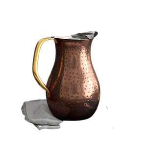 Jarra de Agua de Cobre de Diseño Elegante, Jarra de Agua para Hotel, Restaurante, Utensilios de Cocina, Vajilla, Jarra de Cobre para Mesa - Product Image 5