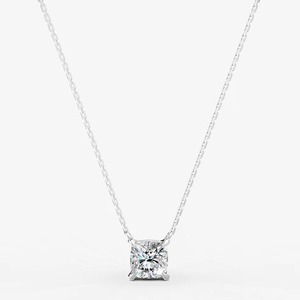 Colgante Solitario Clásico con Diamante Cultivado en Laboratorio, Corte Cojín Poético, 0.83 Quilates, EF-VVS2, Elaborado en Oro Sólido de 14K, Producto a Granel - Product Image 2