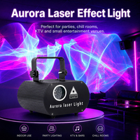 Projecteur laser Aurora coloré 3W 5W pour intérieur, effet d'ondulation de l'eau, pour salle de fête, KTV, bar