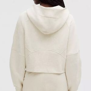 Sudadera con capucha ligera y cómoda para correr para mujer, sudaderas con capucha de talla pequeña para Adultos Activos con forro polar térmico de invierno transpirable - Product Image 4