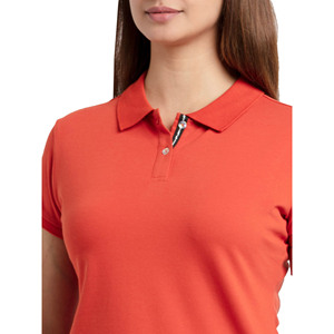 Vente en gros OEM de t-shirt polo pour femmes 100% coton à séchage rapide sérigraphie et broderie à manches courtes style décontracté - Product Image 4
