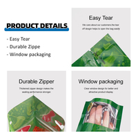 Bolsas de Embalaje Personalizadas de Mylar de Alta Barrera para Pasas, Doypack con Ventana y Cierre Resellable para Fruta Deshidratada