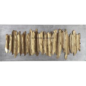 Modern Creative Art Designer High Grade Gold Plated Premium Quality Metal Made Wall Art Supplies For <b>Home</b> Bedroom & Lobby <b>Decor</b> - Product Image 1