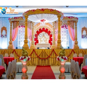<b>Fascinated</b> Look Mandapam for <b>Wedding</b> Hall Tamil <b>Wedding</b> Fiber Carved Mandap Decoration Traditional <b>Wedding</b> Ceremony Mandapam USA - Product Image 1