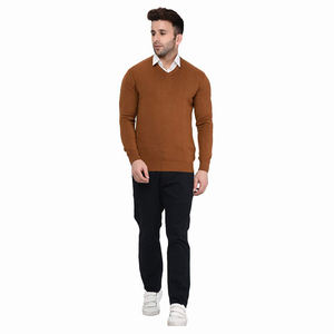 Top Fashion Street Wear Pullover Sweatshirt Men's V Neck 100% Cotton Oversize Sweatshirt Unisex Sweatshirt for Men's - Product Image 4