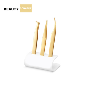 Ensemble d'outils professionnels japonais en acier inoxydable Pince à épiler d'extension de cils en or 5 pièces avec pointe pointue durable - Product Image 6