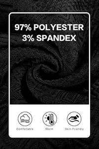 Conjunto Deportivo de Invierno Unisex de Forro Polar Transpirable, Impresión Digital Personalizada, Material de Spandex/Poliéster, Peso de Tela Personalizable, Sudadera con Capucha - Product Image 4