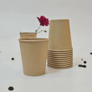 ถ้วยเครื่องดื่มกระดาษคราฟท์แบบใช้แล้วทิ้งทนทานและทนความร้อนผลิตจากเวียดนาม - Product Image 6
