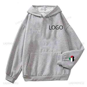 สตรีทแวร์ผู้ชายเสื้อสวมหัวมีฮู้ดแฟชั่นปรับแต่งได้สีล้วนสวมใส่สบายมีสไตล์สำหรับฤดูใบไม้ร่วง/ฤดูหนาว - Product Image 6