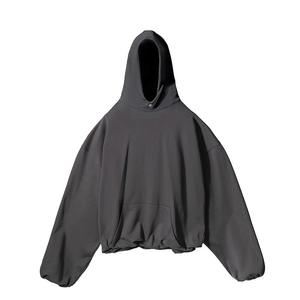 KY325 sudaderas de una sola capa Ga P Pcotton sudadera capuz felpa sublimación hoddie suelta gruesa en blanco Sudadera con capucha de gran tamaño - Product Image 2