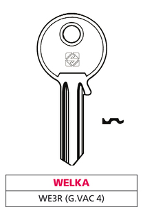 Chiave Ottone We3r (g. Vac 4) Welka - Product Image 1