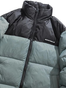 Chaqueta acolchada para hombre hecha a medida 2024, abrigo de invierno impermeable de alta calidad, decoración de piel, estilo informal de talla grande, precio al por mayor - Product Image 2