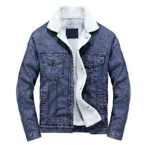 Chaqueta vaquera elegante para hombre, chaqueta de Estilo Vintage para hombre, ropa regular de longitud, tela vaquera, ropa informal - Product Image 1