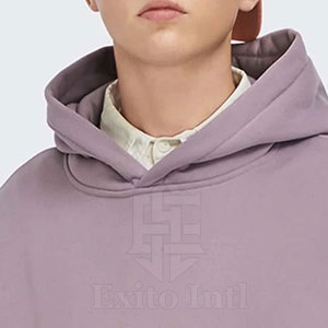 OEM sudaderas con capucha deportivas para hombres Jogging Oversized Baggy Drop Shoulder Winter Plain Dyed Fabricado en Pakistán - Product Image 4