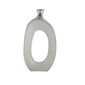 Florero de aluminio con revestimiento de esmalte marrón para decoración del hogar, florero moderno y elegante de diseño, florero de aluminio niquelado - Product Image 6