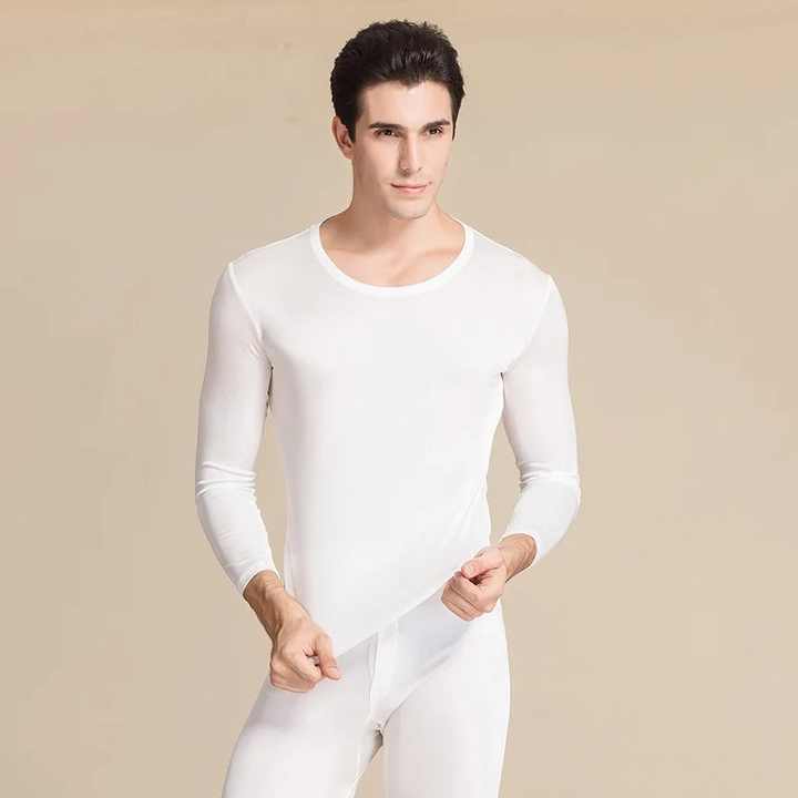 Wholesale Men's Thermal Underwear Long Sleeved Cotton Trousers Modal Long Johns Customizable OEM Product