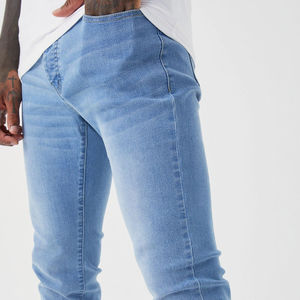 2025 New Fashion High Quality Men's Double Knee Work Carpenter Pants Denim Jeans <b>Painter</b> Custom Regular Denim Sweatpants - Product Image 3