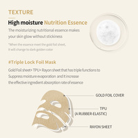 Masque en feuille JMSOLUTION PRIME GOLD PREMIUM FOIL MASK, soin du visage, or 24 carats, acide hyaluronique, éclaircissant, soin coréen, 1 unité = 10 pièces, vente en gros