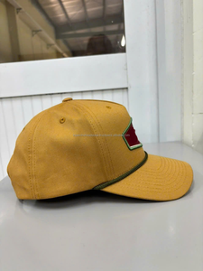 OEM Custom logo Baseball <b>Caps</b> Curved Brim a Frame Baseball Hat 5 Panel <b>Flat</b> Embroidery logo Two Tone Baseball <b>Cap</b> - Product Image 2