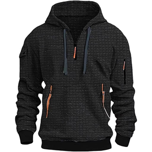 Diseñador nuevo estilo de moda Sudadera con capucha personalizada Ultra suave cálido invierno Sudadera con capucha hombres algodón polar Sudadera con capucha fabricante para ropa casual OEM - Product Image 3